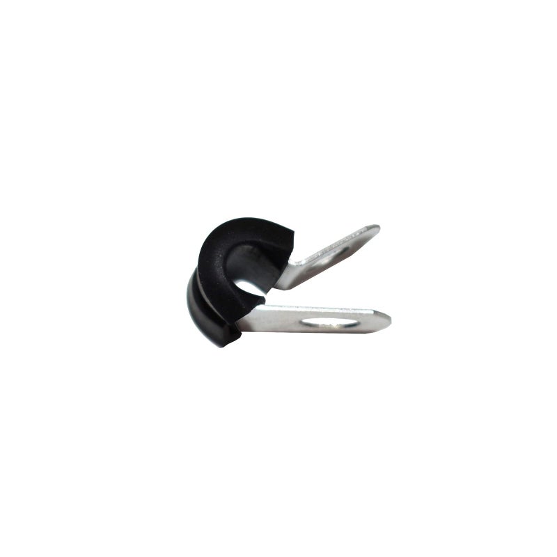A-Team Performance 3/16-Inch Stainless Steel Brake Line Clips & Clamps - 3/16-Inch Black Industrial - Neoprene Cushion & Corrosion Resistant - Protects Brake & Fuel Lines & Cables - 10 Pack - Image 5